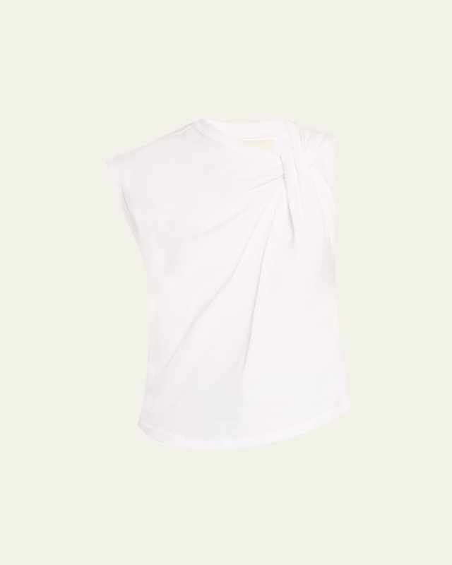 Nayda Twisted Cap-Sleeve T-Shirt